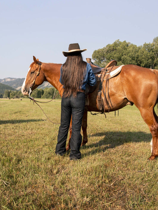 Minimalist High Waist Denim Jean