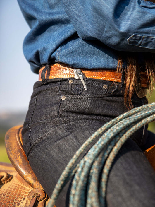 Minimalist High Waist Denim Jean