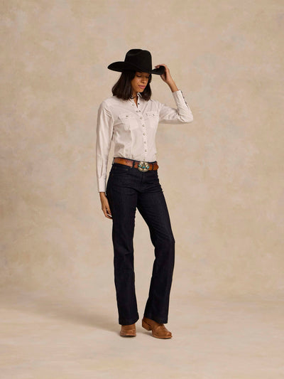 Minimalist High Waist Denim Jean