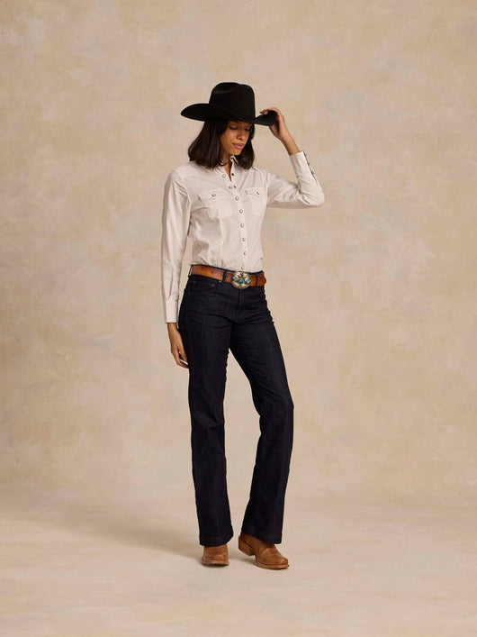 Minimalist High Waist Denim Jean