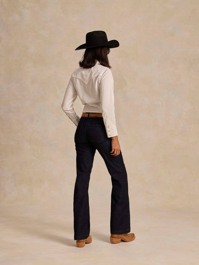 Minimalist High Waist Denim Jean