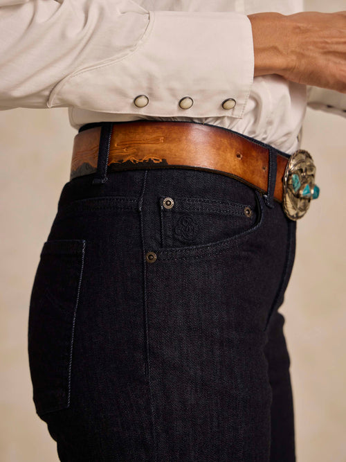 Minimalist High Waist Denim Jean