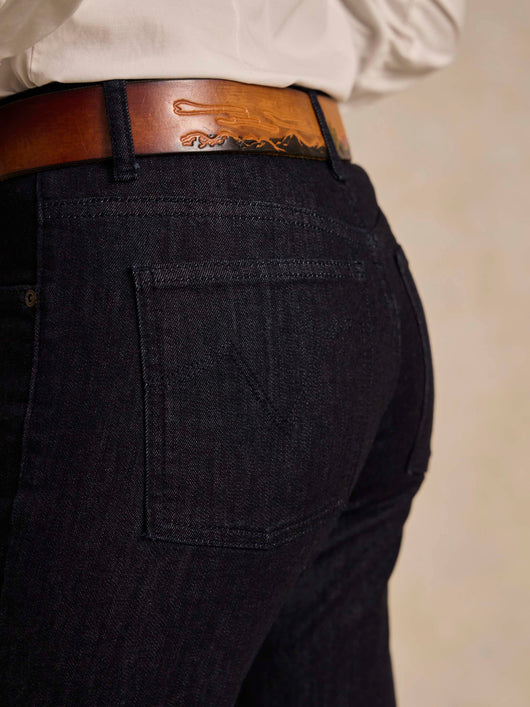 Minimalist High Waist Denim Jean